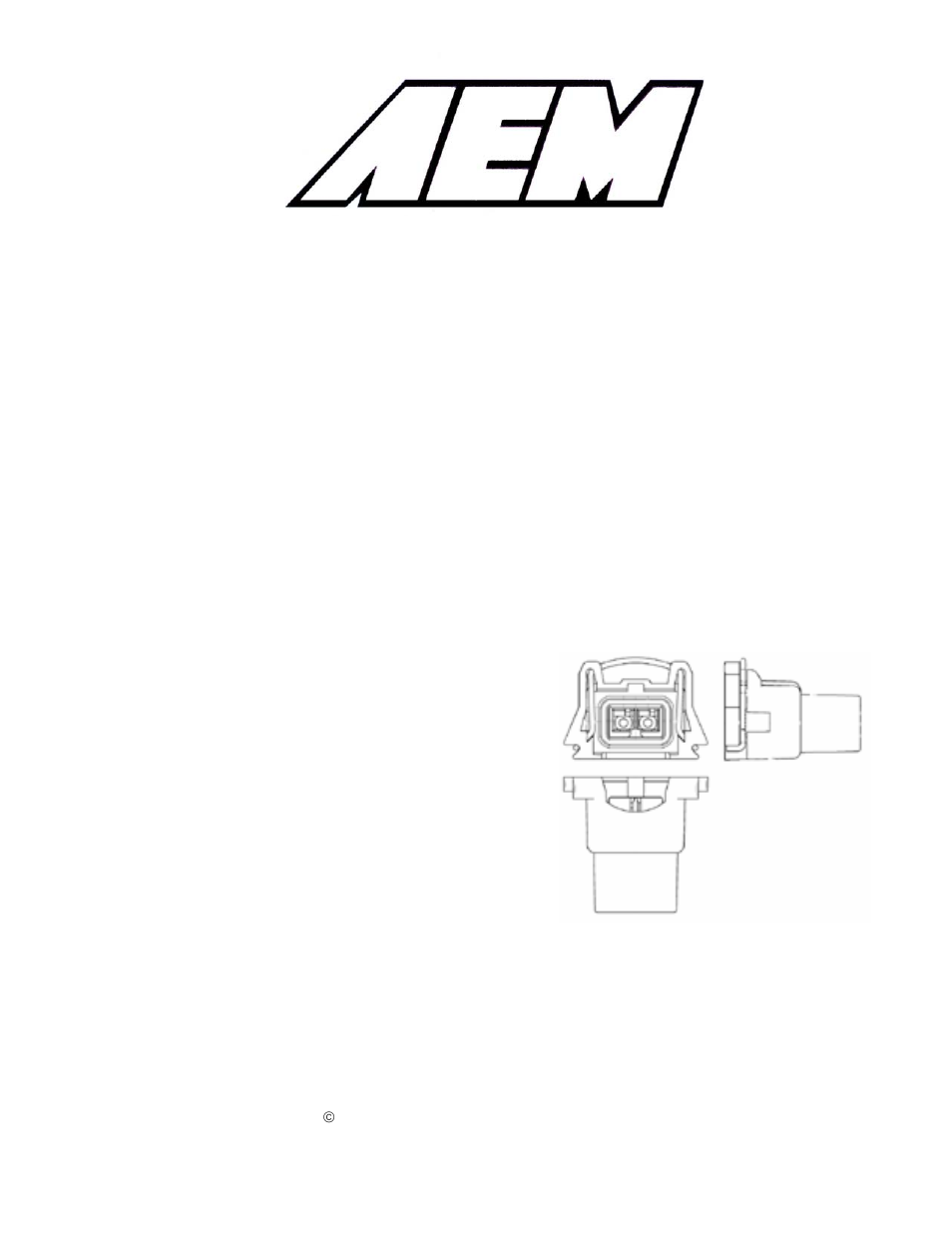 AEM 30-2020 Bosch Injector Plug Kit 4 Pack User Manual | 2 pages