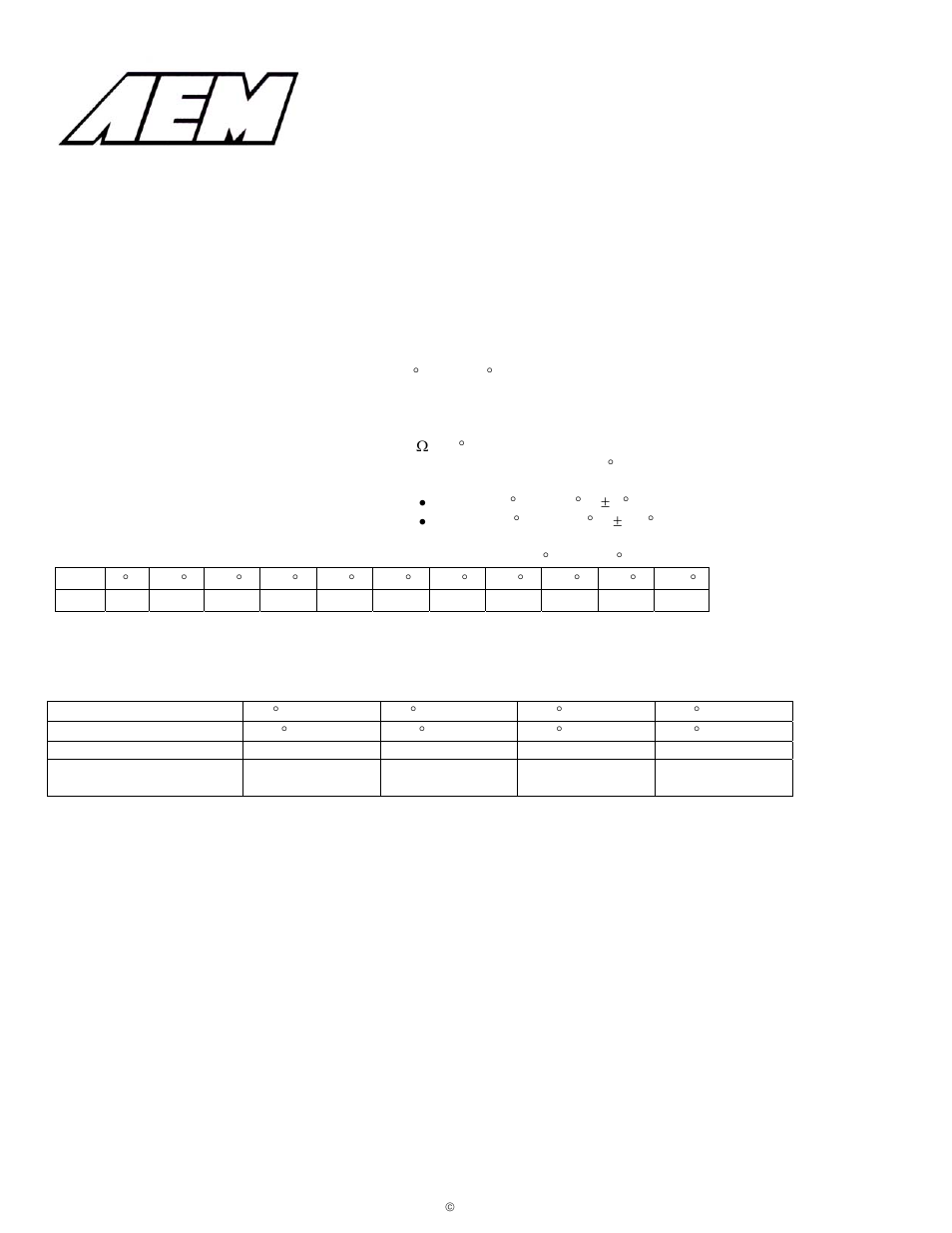 AEM 30-2050 RTD Temperature Sensor Kit User Manual | 1 page