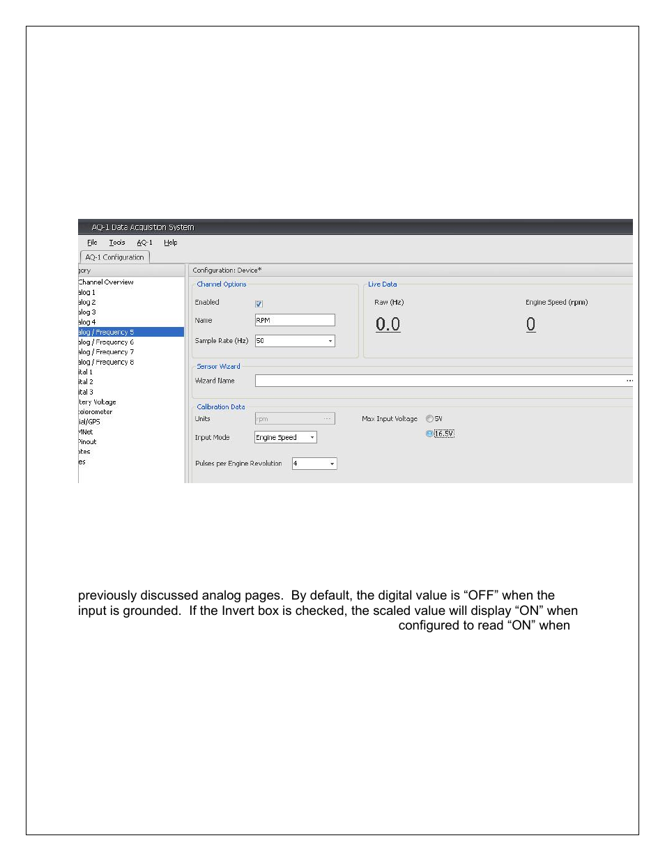 AEM 30-2500 AQ-1 Data Logging System User Manual | Page 11 / 22