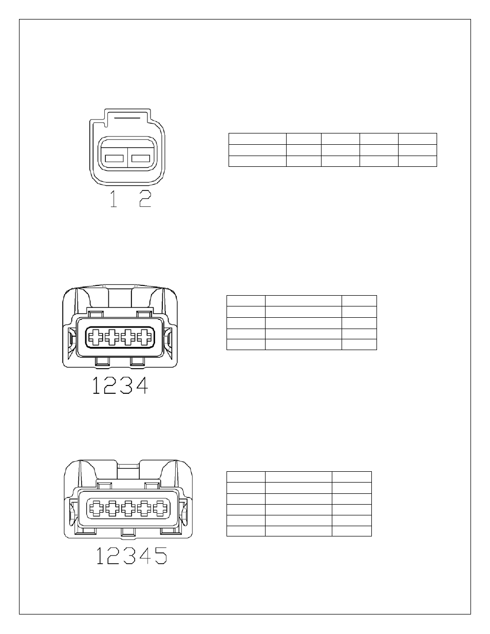 Connector pinouts | AEM 30-2860 Coil-On-Plug COP Conversion Kit User Manual | Page 19 / 22