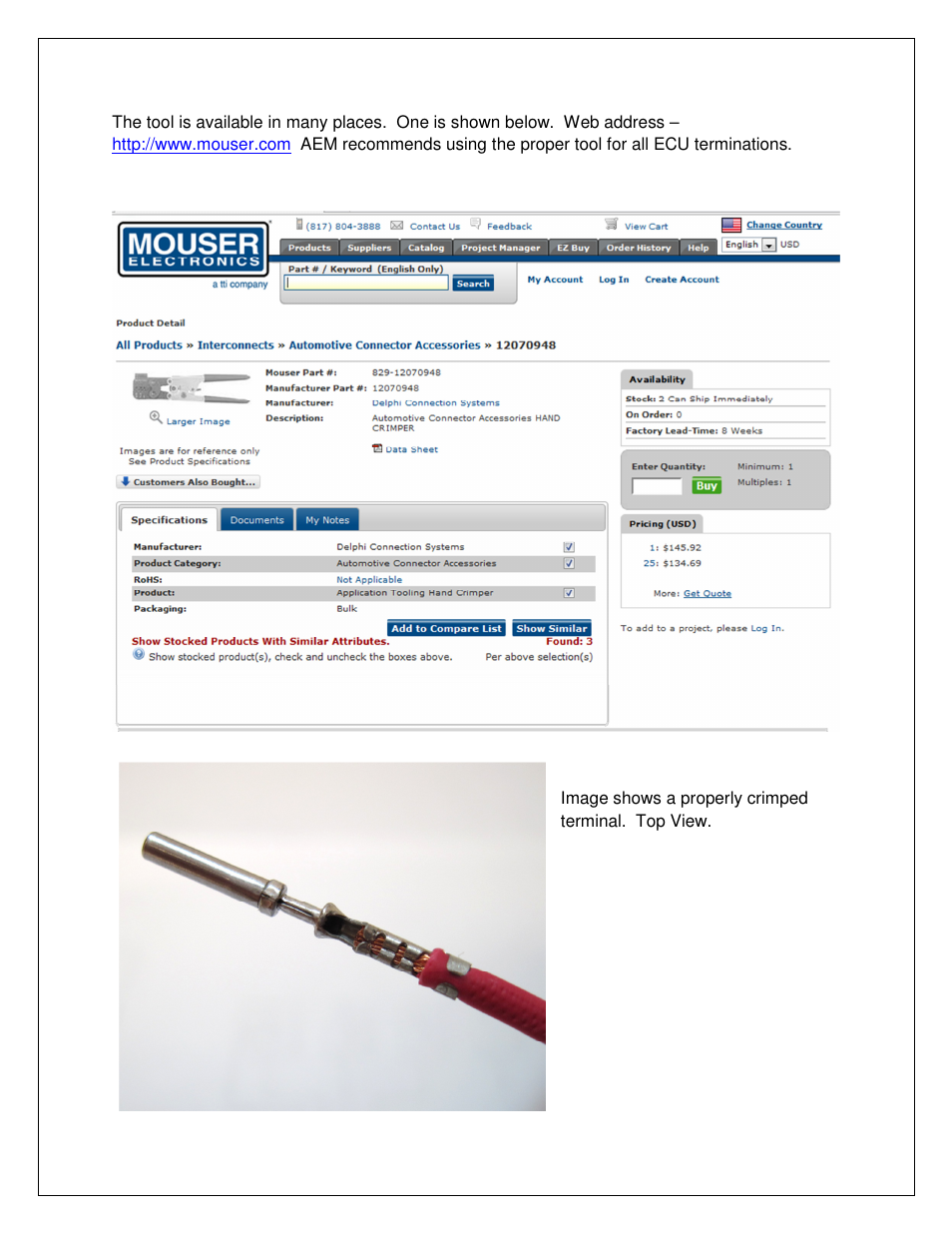 AEM 30-2905-96 EMS-4 Flying Lead Harness with Fuse and Relay Panel User Manual | Page 11 / 12