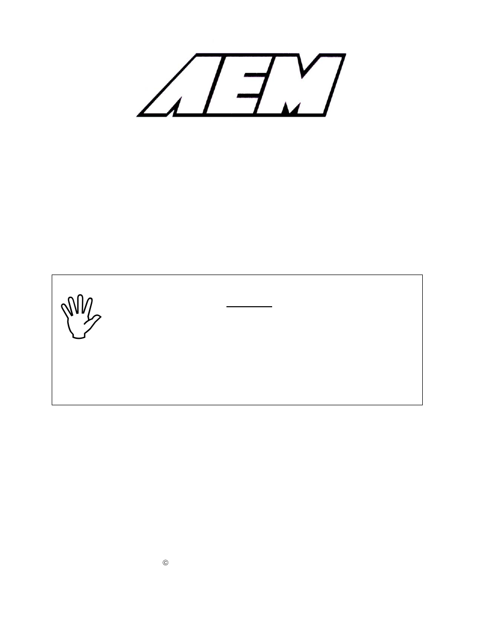 AEM 30-3254 Engine Position Module User Manual | 3 pages