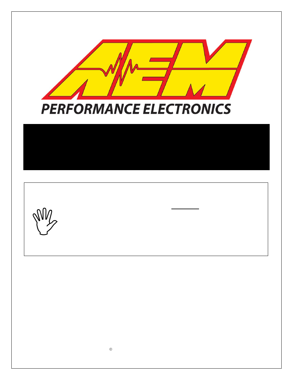 AEM 30-3301 V2 Water Methanol Injection Kit HD Controller User Manual | 19 pages