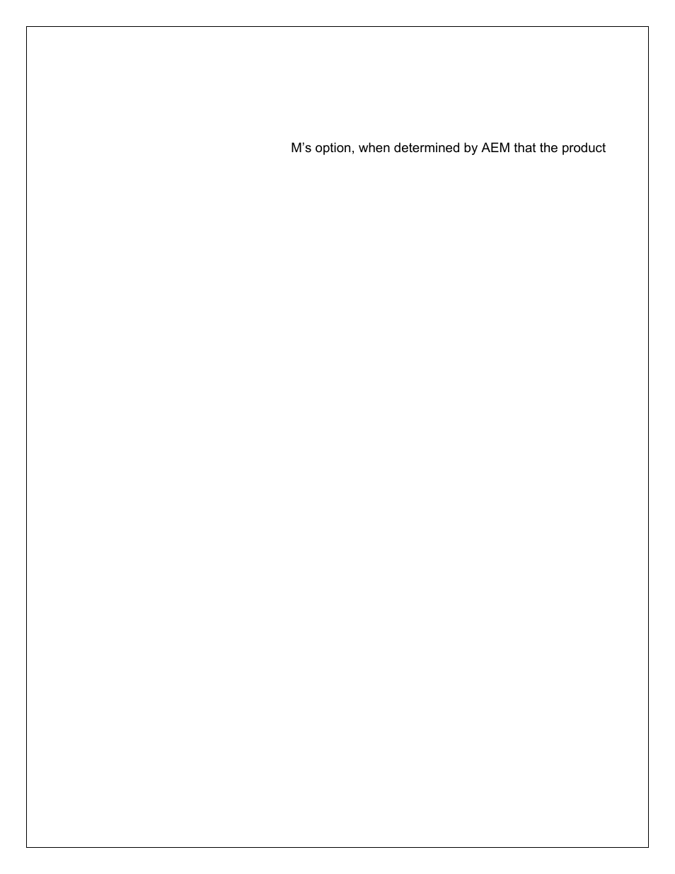 Aem electronics warranty | AEM 30-3301 V2 Water Methanol Injection Kit HD Controller User Manual | Page 19 / 19