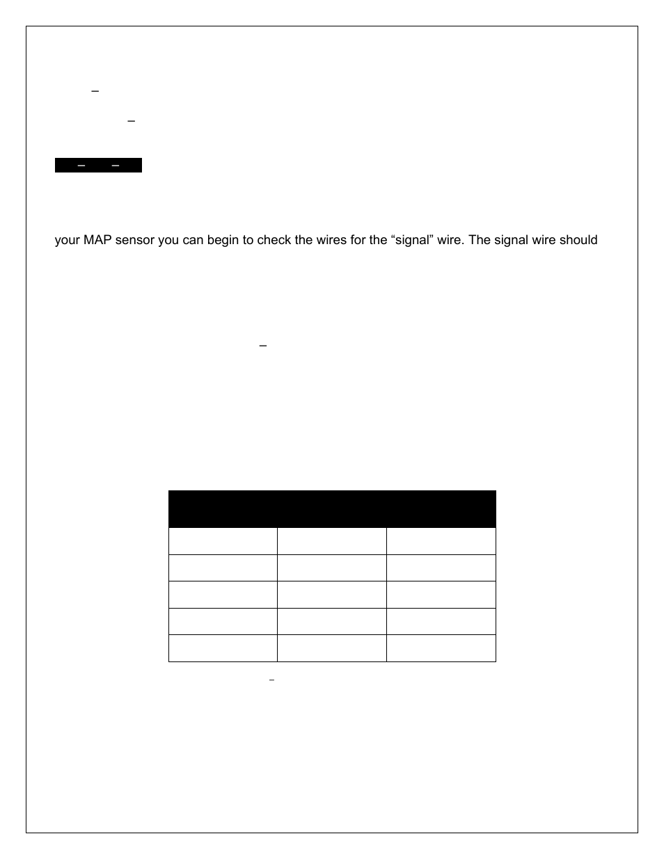 External map 0-5v installation | AEM 30-3305 V2 Water Methanol Multi Input Controller Kit User Manual | Page 6 / 11