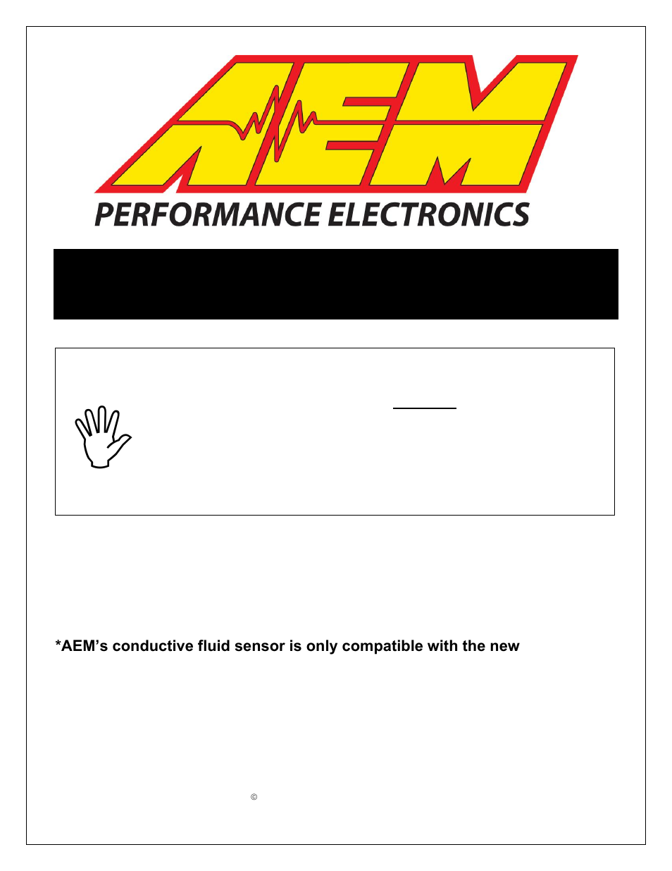 AEM 30-3321 V2 Water Methanol Injection 1 Gallon Tank Kit with Conductive Fluid Level Sensor User Manual | 4 pages