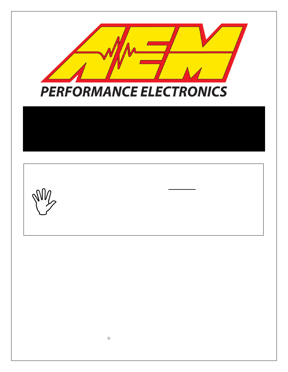 AEM 30-3323 Wiring Harness for V2 Controller with Internal MAP Sensor User Manual | 5 pages