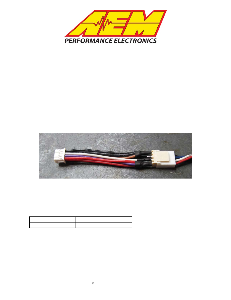 AEM 30-3421 Analog Gauge Wiring Conversion User Manual | 2 pages