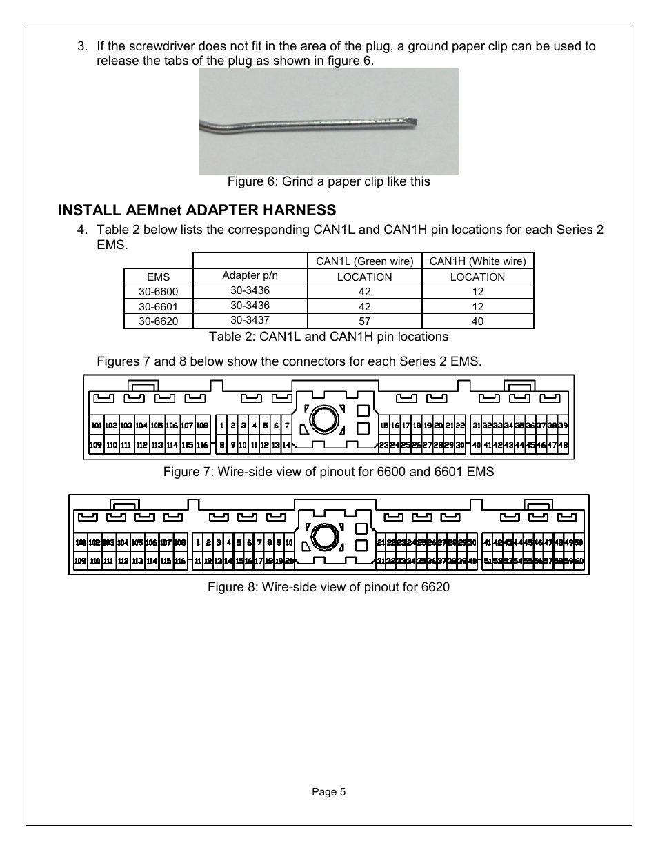 Install aemnet adapter harness | AEM 30-3436 Series 2 AEMnet Adapter User Manual | Page 5 / 8