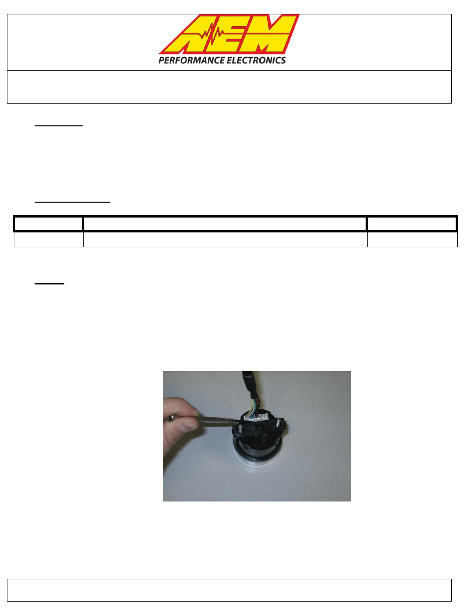 AEM 30-3439 AEMnet Adapter for Wideband Failsafe 30-4900 User Manual | 4 pages