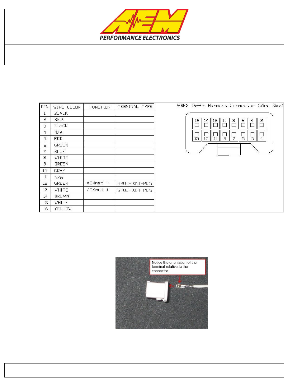 3439 aemnet harness installation instructions | AEM 30-3439 AEMnet Adapter for Wideband Failsafe 30-4900 User Manual | Page 2 / 4
