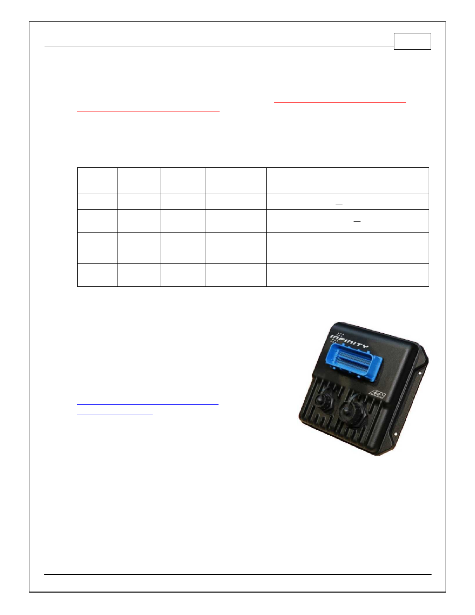 Important infinity-8h information, Infinity connectors | AEM 30-3509 Infinity Plug & Play Harnesses - Honda/Acura OBD2B User Manual | Page 3 / 13