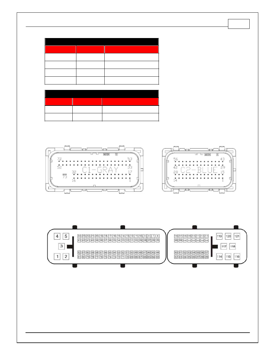 Aem infinity pin numbering, 2003-2006 350z/g35 pin numbering | AEM 30-3520 Infinity Plug & Play Harnesses - Nissan/Infiniti 2003-2006 350Z/G35 User Manual | Page 37 / 38