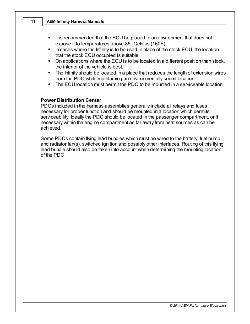AEM 30-3705 Infinity-6/8h Mini-Harness User Manual | Page 14 / 24