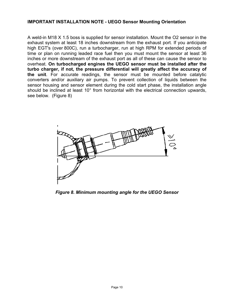 AEM 30-4110 Digital Wideband UEGO Gauge User Manual | Page 10 / 14