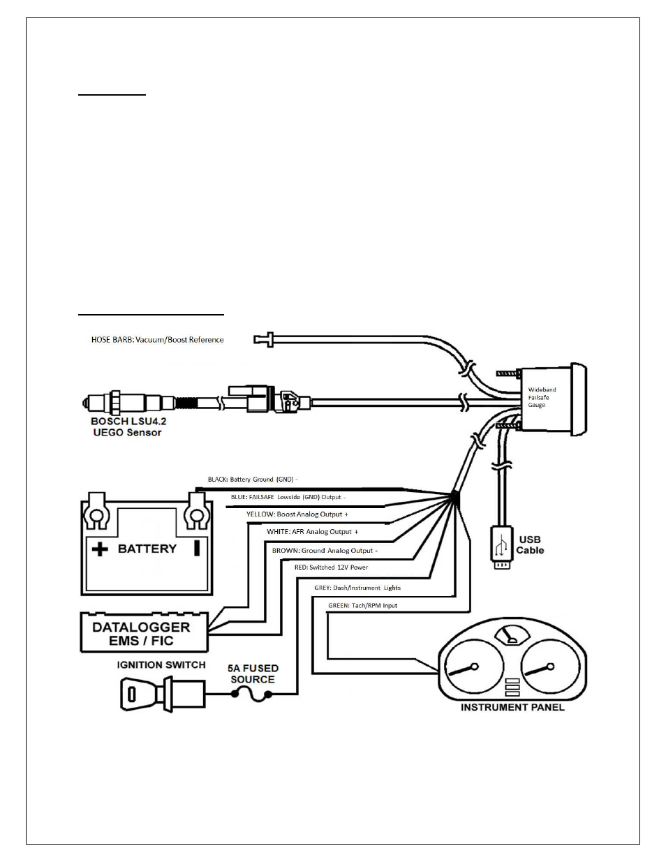 AEM 30-4900 Wideband Failsafe Gauge User Manual | Page 3 / 21