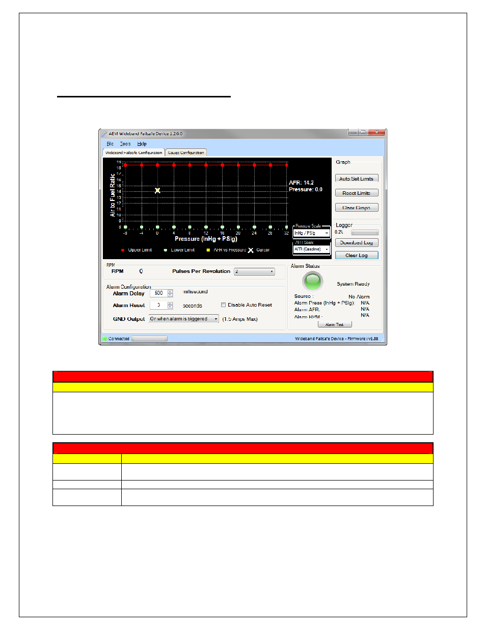 Wideband failsafe configuration | AEM 30-4900 Wideband Failsafe Gauge User Manual | Page 6 / 21