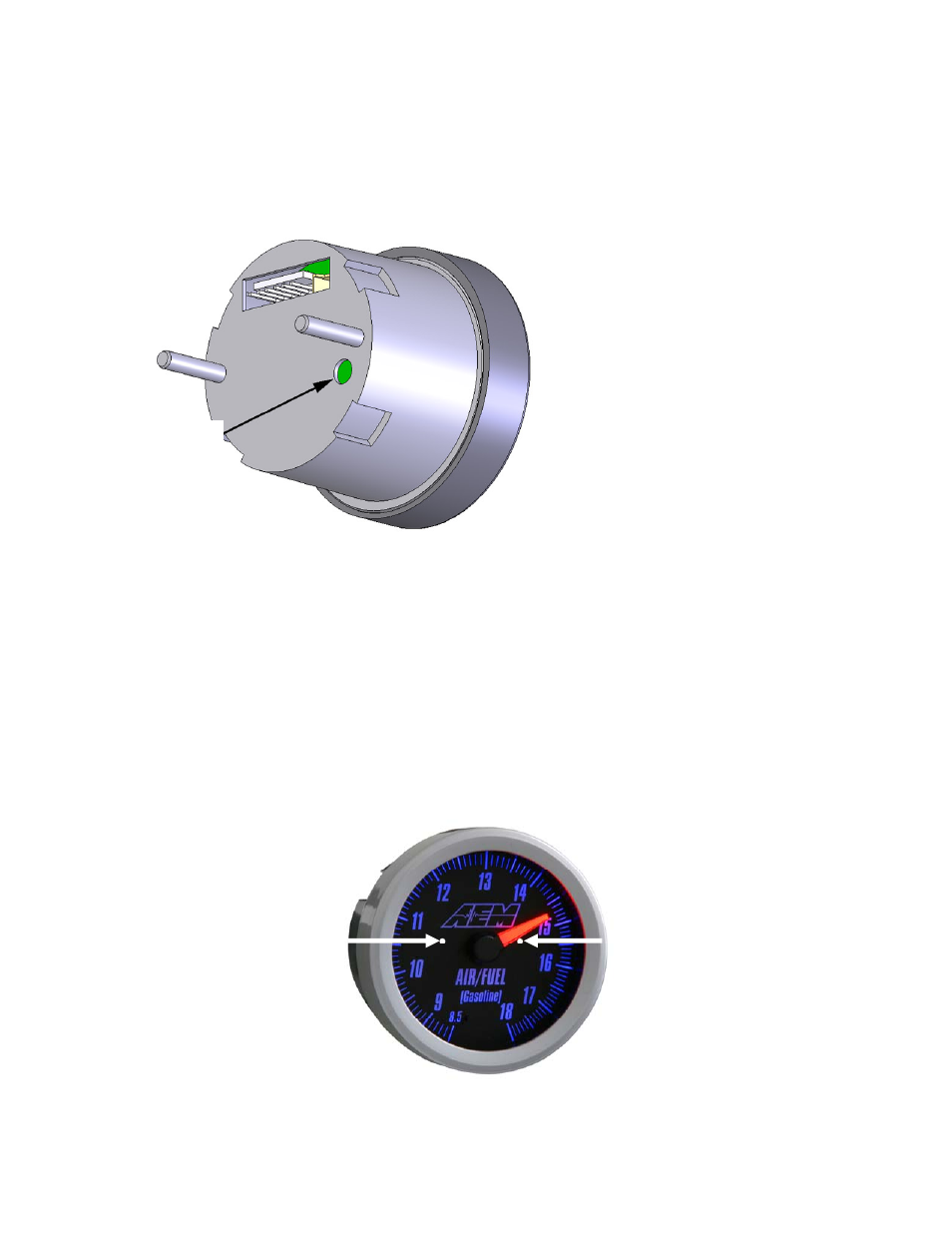 Status lights | AEM 30-5130 Analog Wideband UEGO Gauge Gasoline AFR User Manual | Page 4 / 8