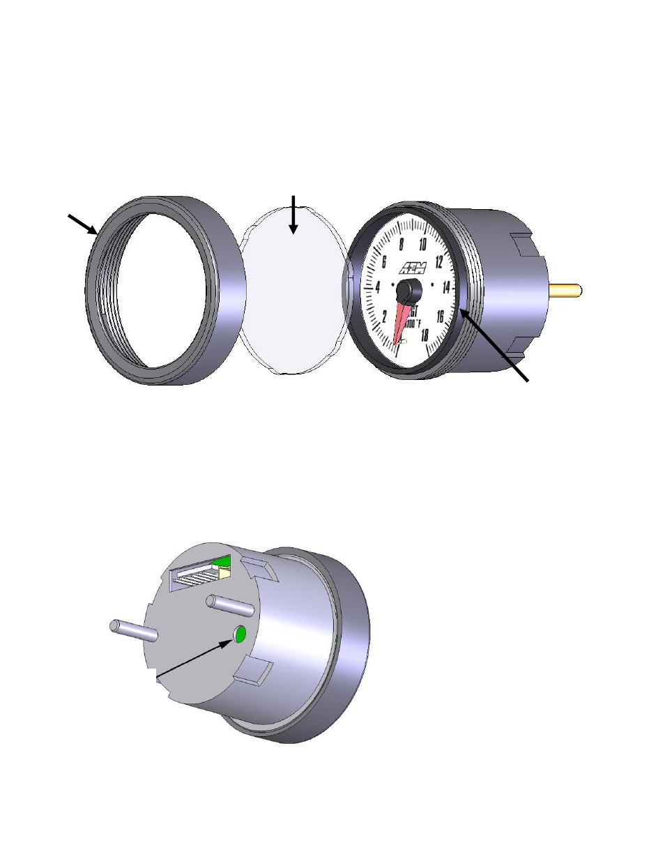 AEM 30-5131M Analog EGT Metric Gauge User Manual | Page 4 / 7