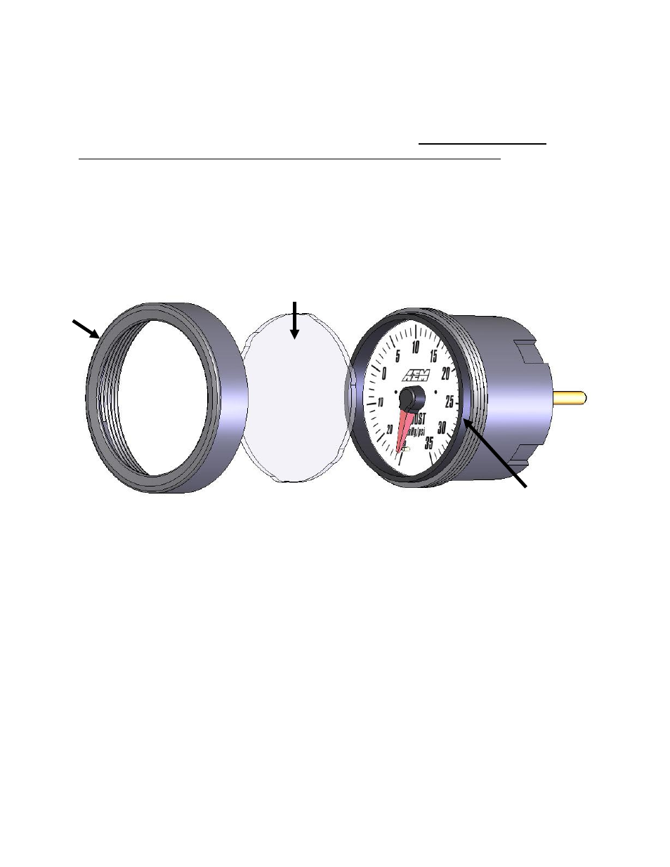 AEM 30-5137M Analog Boost Metric Gauge User Manual | Page 3 / 6
