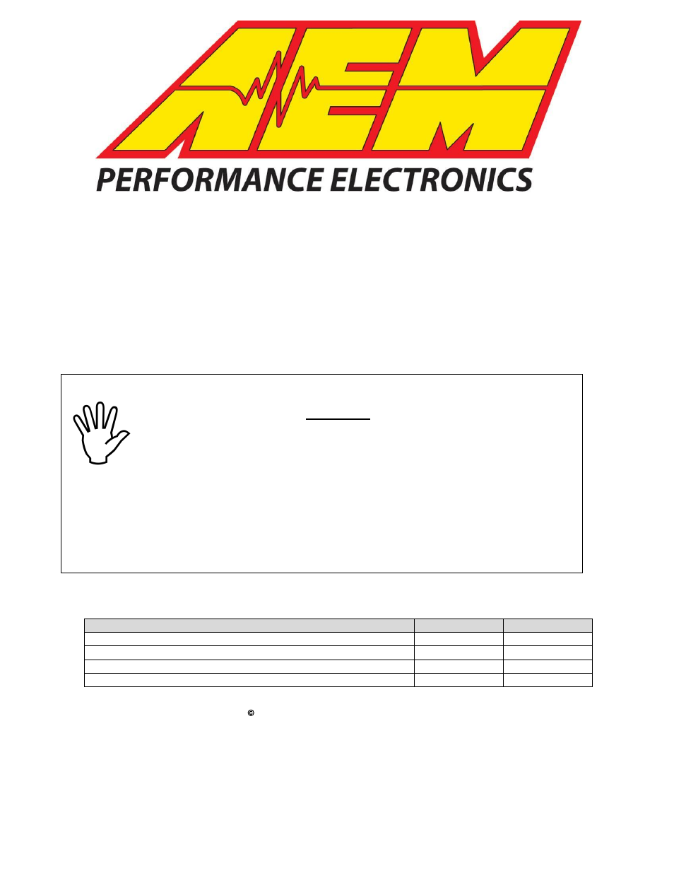 AEM 30-6030 Series 2 Plug & Play EMS User Manual | 17 pages