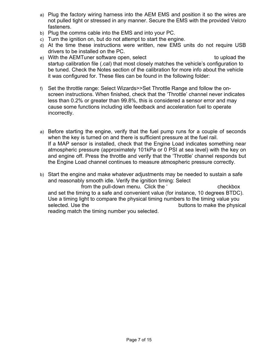 AEM 30-6051 Series 2 Plug & Play EMS User Manual | Page 7 / 15