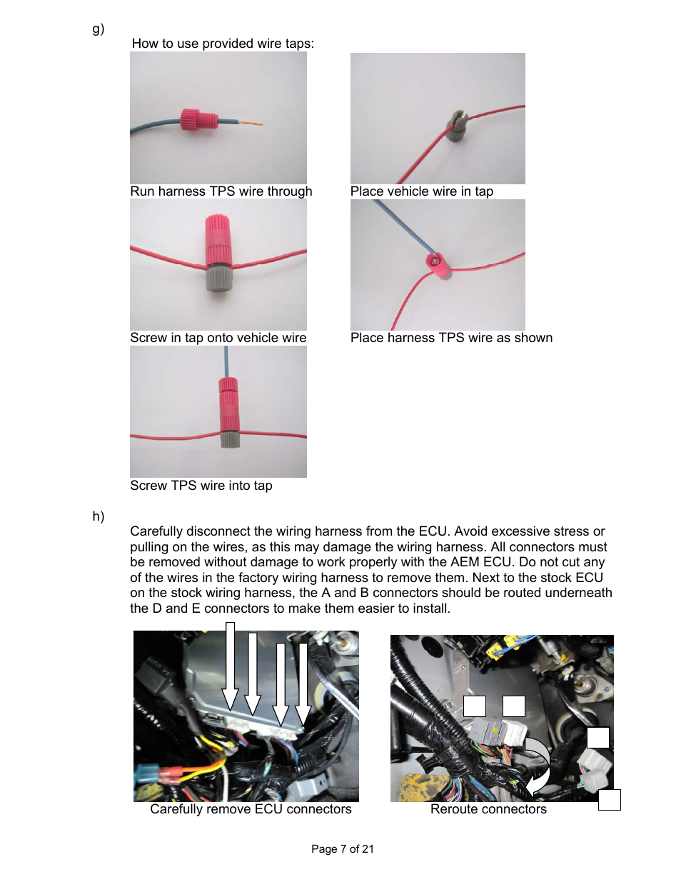 AEM 30-6053 Series 2 Plug & Play EMS User Manual | Page 7 / 21