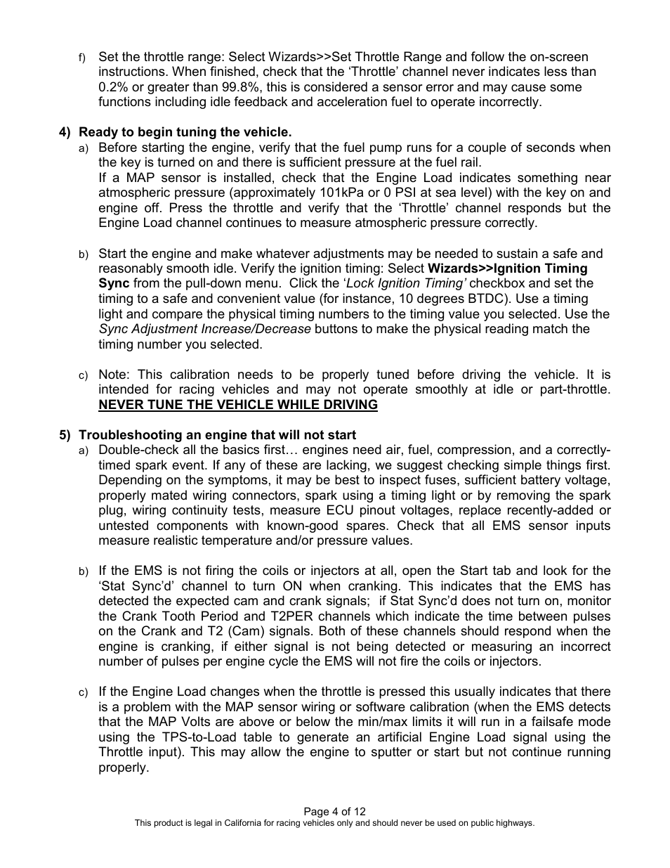 AEM 30-6100 Series 2 Plug & Play EMS User Manual | Page 4 / 12