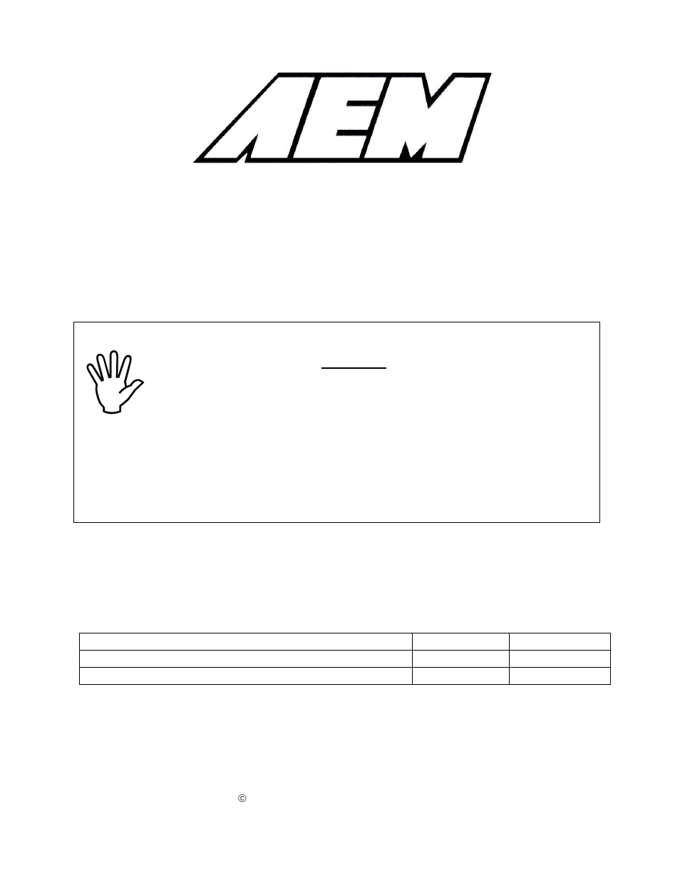 AEM 30-6601 Series 2 Plug & Play EMS User Manual | 13 pages