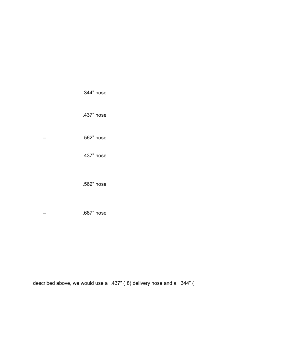 Fuel delivery hose sizes, Fuel filter and fuel rail | AEM 30-6905 Universal Programmable EMS-4 User Manual | Page 137 / 279