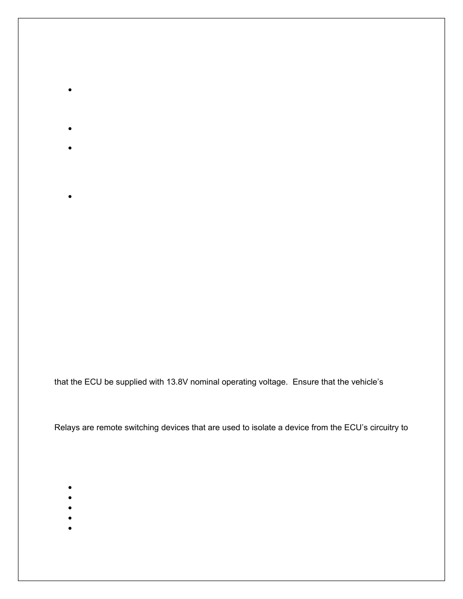 Grounding, Power requirements of the aem ems, Use of relays to control ancillary devices | AEM 30-6905 Universal Programmable EMS-4 User Manual | Page 17 / 279