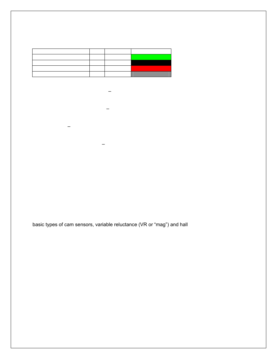 Cam sensor | AEM 30-6905 Universal Programmable EMS-4 User Manual | Page 33 / 279