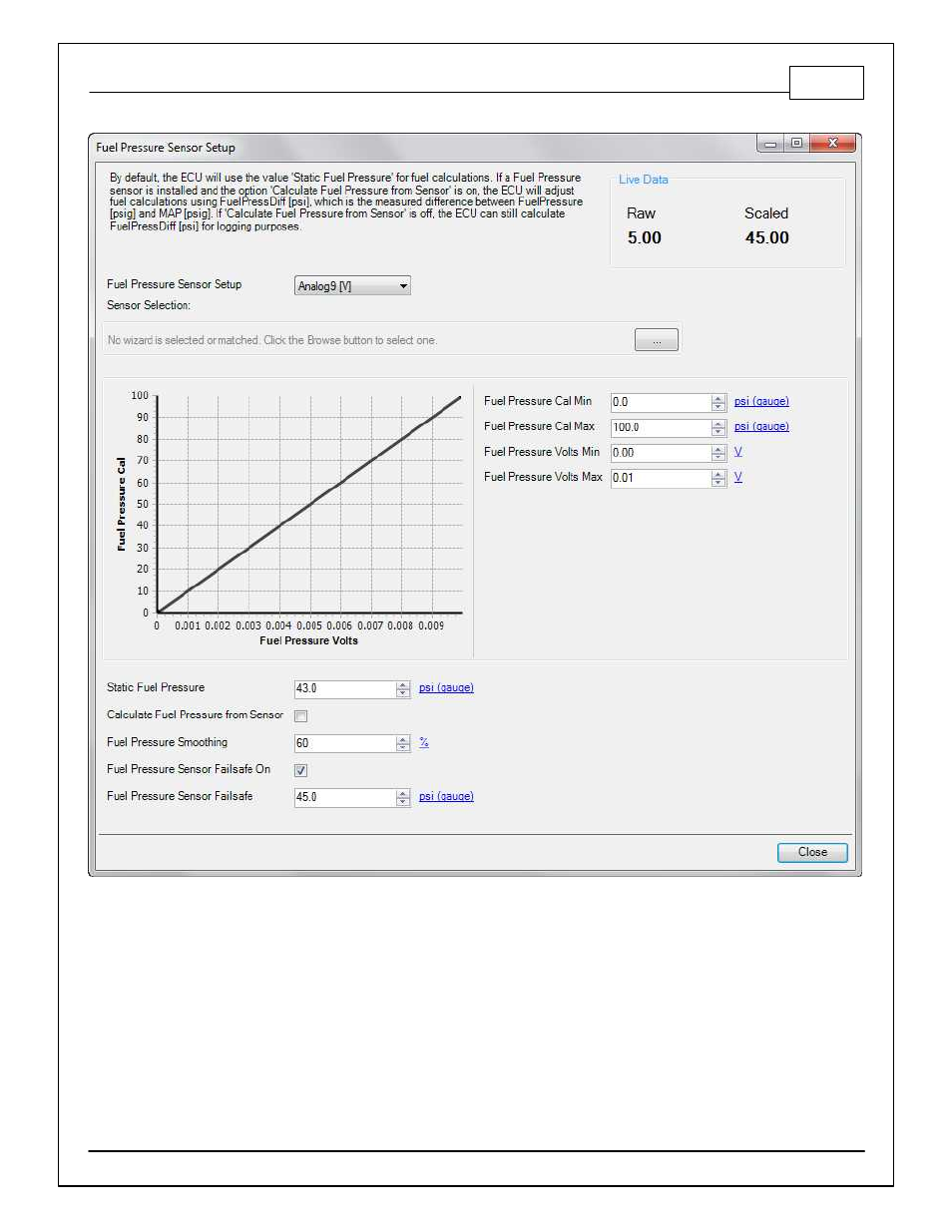 Fuel pressure | AEM 30-71XX Infinity Stand-Alone Programmable Engine Mangement System Full Manual User Manual | Page 109 / 408