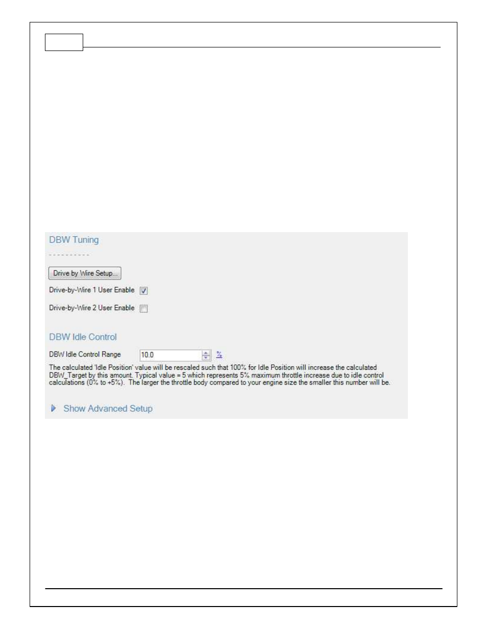 Dbw tuning | AEM 30-71XX Infinity Stand-Alone Programmable Engine Mangement System Full Manual User Manual | Page 114 / 408
