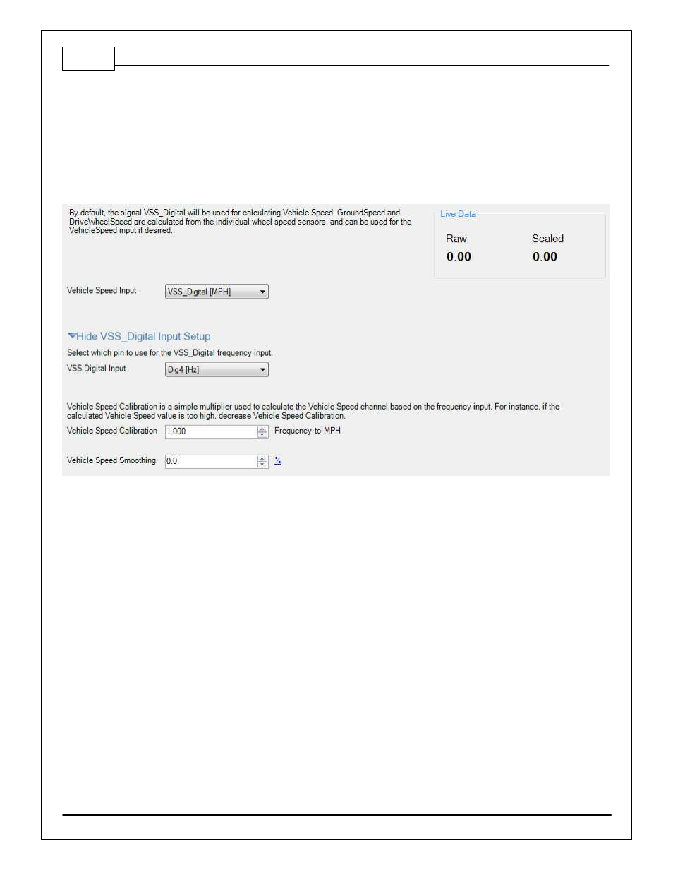 Vehicle speed | AEM 30-71XX Infinity Stand-Alone Programmable Engine Mangement System Full Manual User Manual | Page 190 / 408