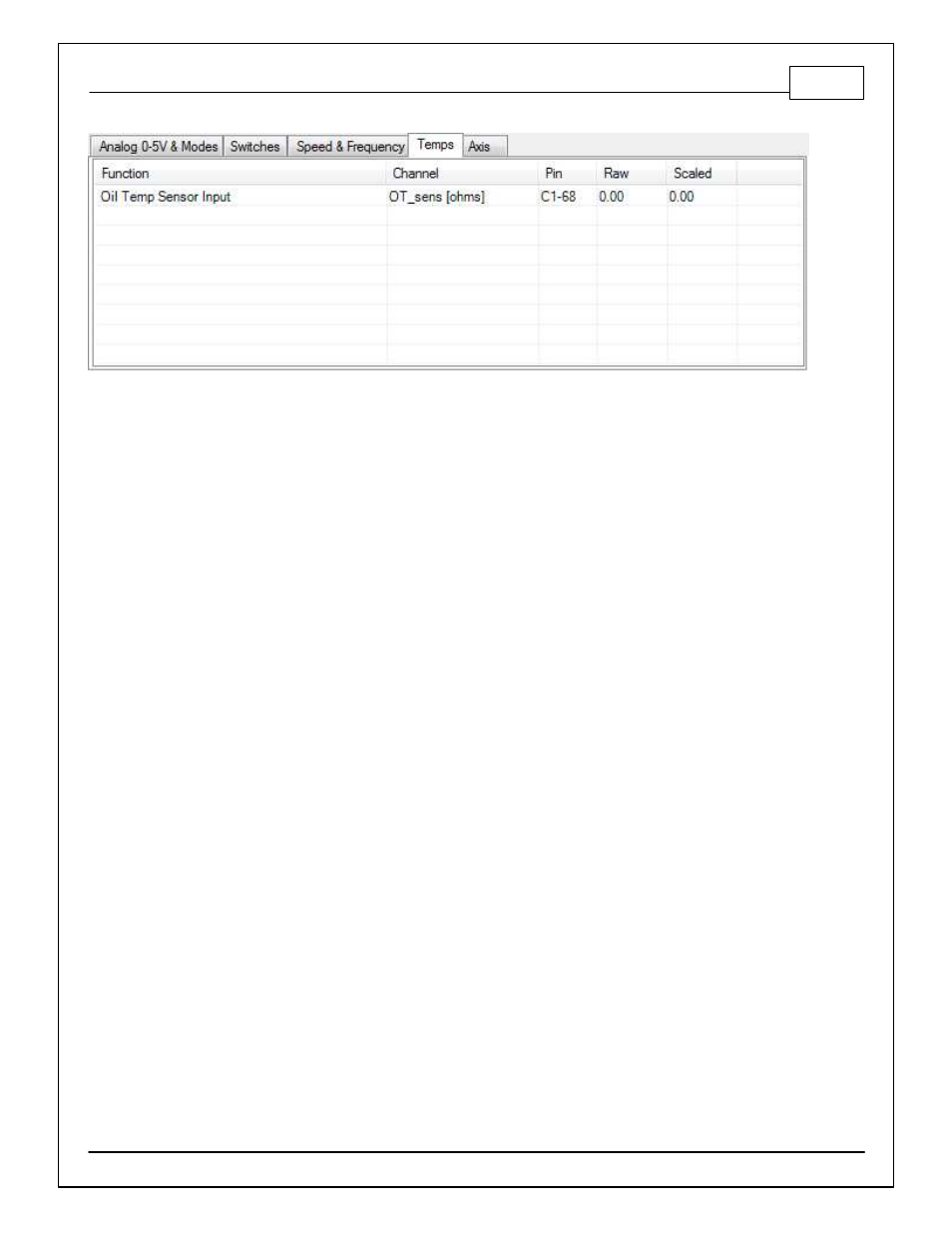Temps | AEM 30-71XX Infinity Stand-Alone Programmable Engine Mangement System Full Manual User Manual | Page 191 / 408