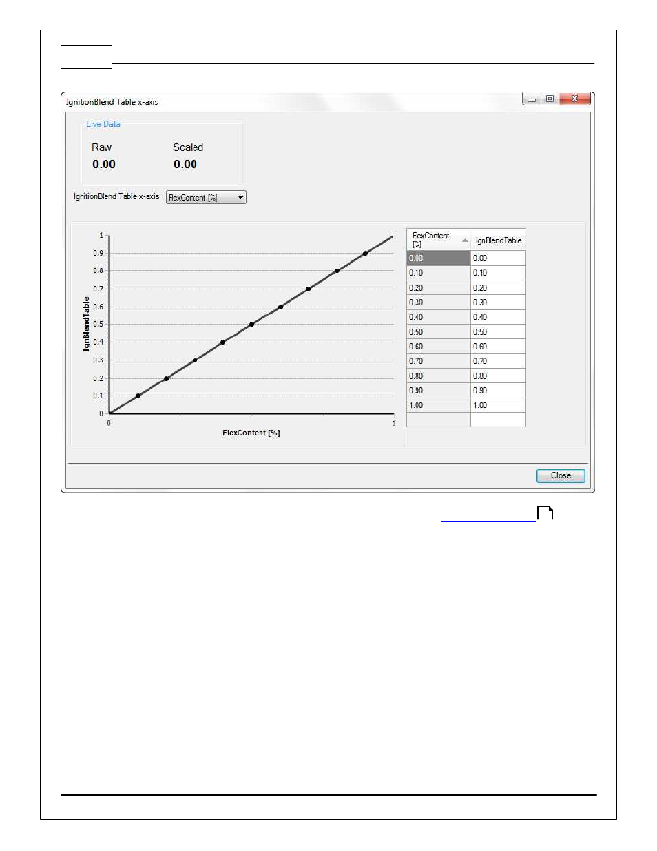 Ignitionblend table x-axis | AEM 30-71XX Infinity Stand-Alone Programmable Engine Mangement System Full Manual User Manual | Page 194 / 408