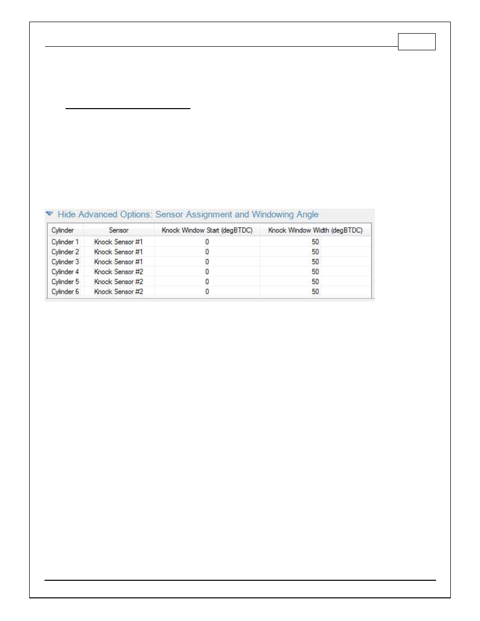 Sensor assignment and window angle | AEM 30-71XX Infinity Stand-Alone Programmable Engine Mangement System Full Manual User Manual | Page 199 / 408