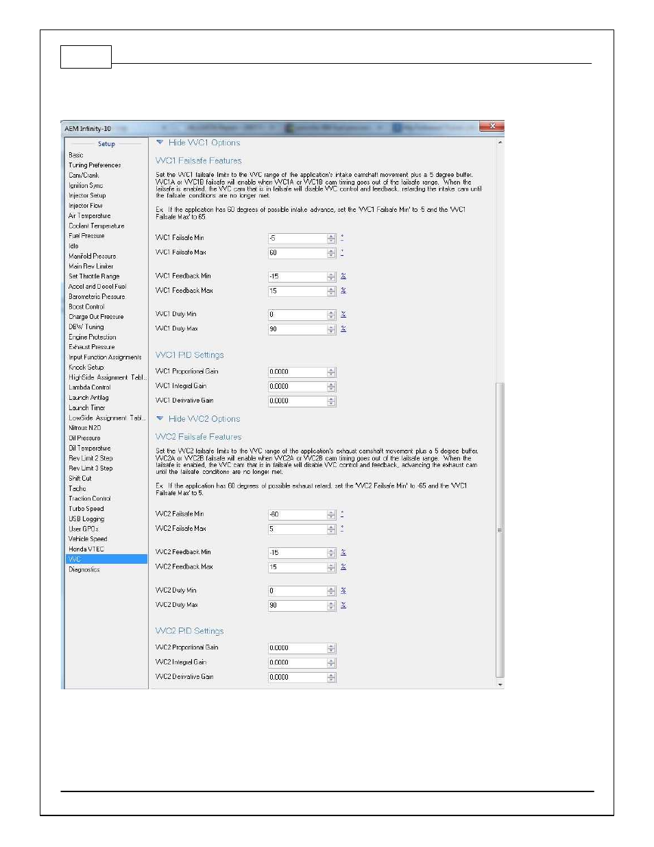 AEM 30-71XX Infinity Stand-Alone Programmable Engine Mangement System Full Manual User Manual | Page 234 / 408