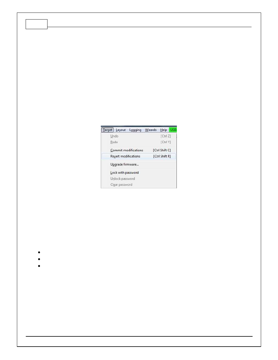 Connection menu, Target menu | AEM 30-71XX Infinity Stand-Alone Programmable Engine Mangement System Full Manual User Manual | Page 26 / 408