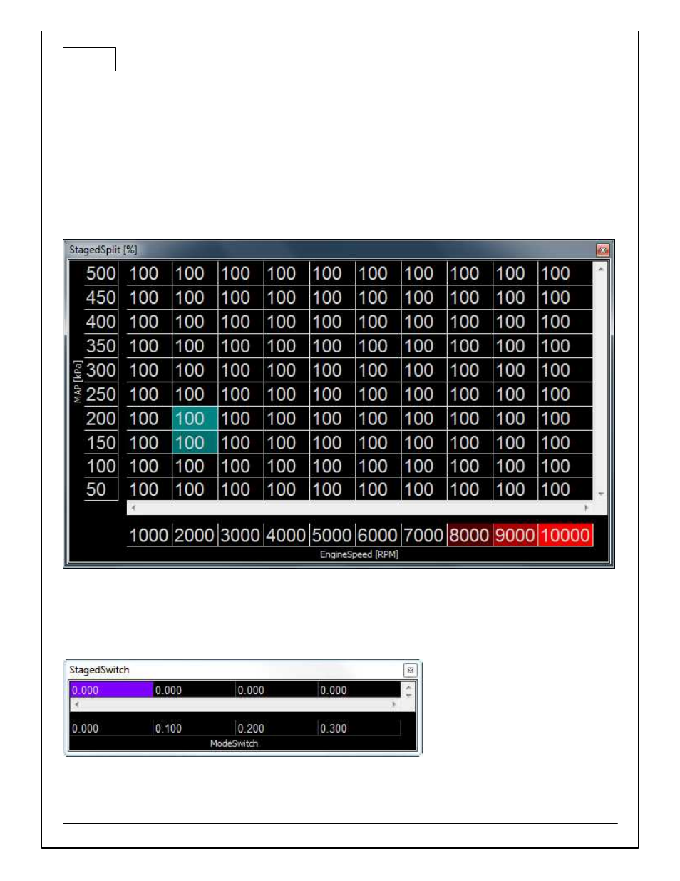 Staged injection tuning | AEM 30-71XX Infinity Stand-Alone Programmable Engine Mangement System Full Manual User Manual | Page 268 / 408