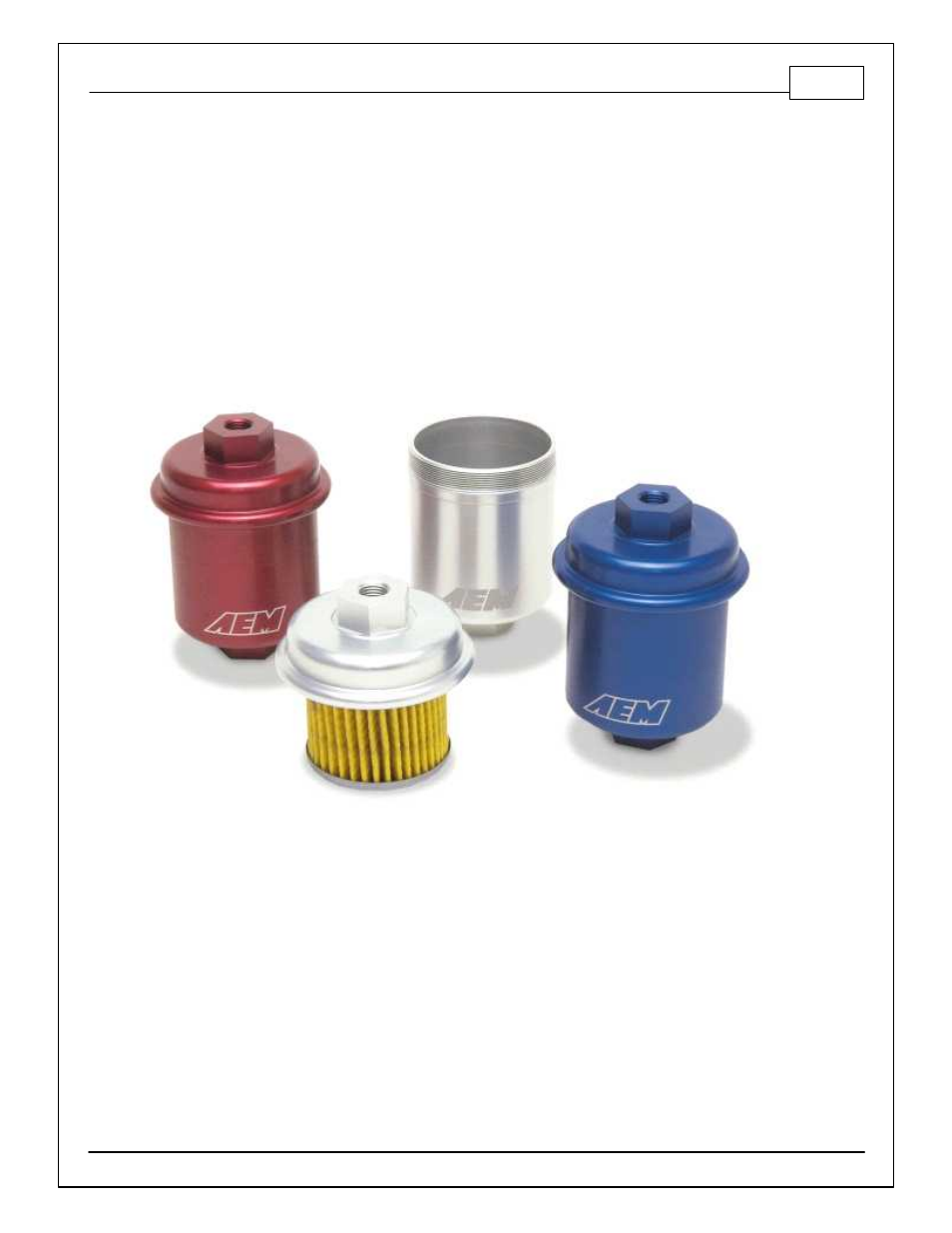 Fuel filter | AEM 30-71XX Infinity Stand-Alone Programmable Engine Mangement System Full Manual User Manual | Page 317 / 408