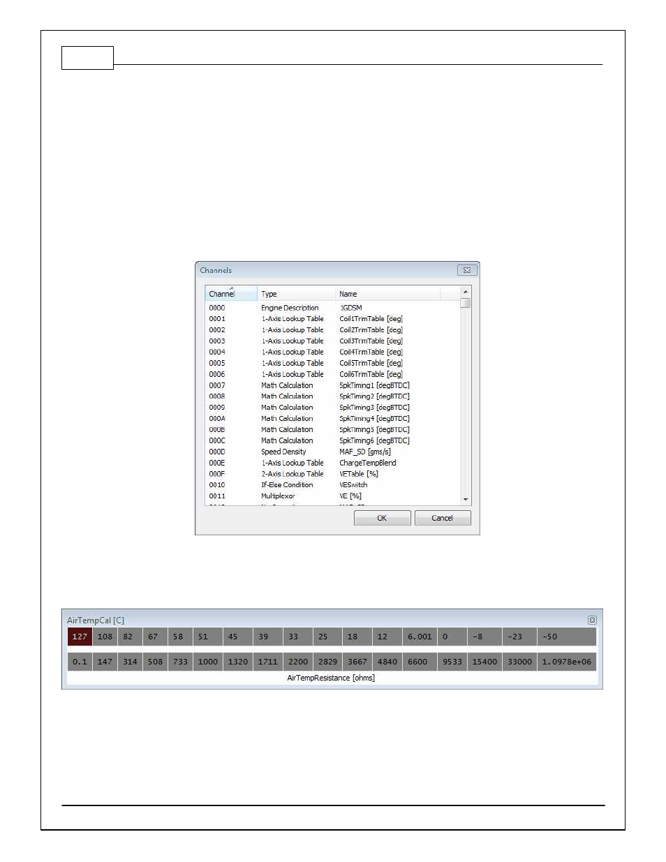 1d table | AEM 30-71XX Infinity Stand-Alone Programmable Engine Mangement System Full Manual User Manual | Page 42 / 408