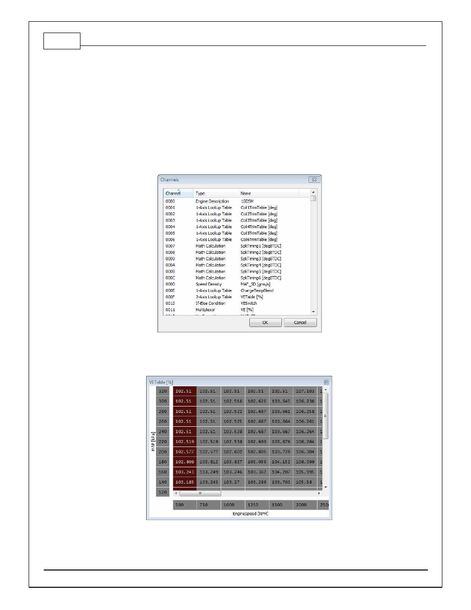 2d table | AEM 30-71XX Infinity Stand-Alone Programmable Engine Mangement System Full Manual User Manual | Page 44 / 408