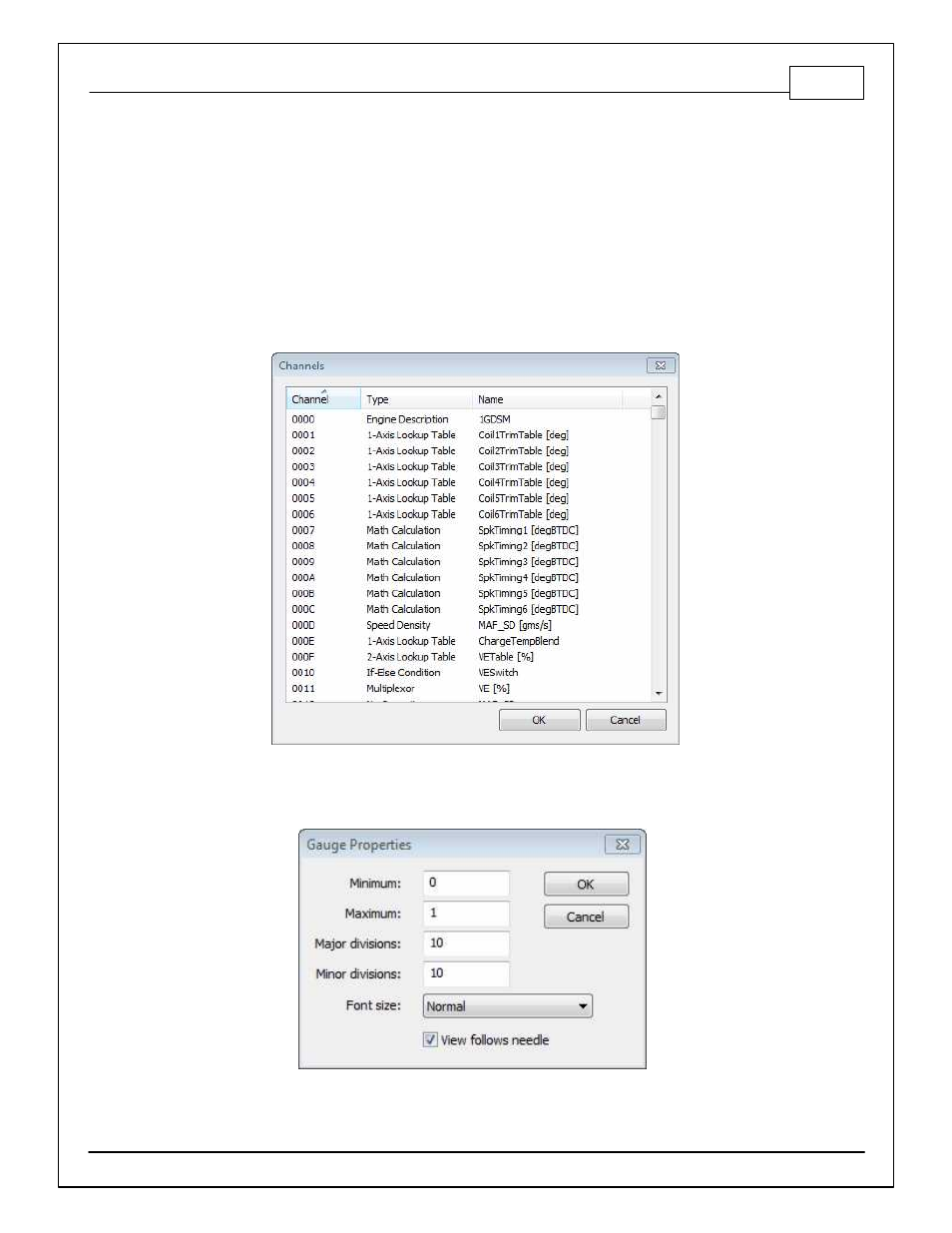 Gauge | AEM 30-71XX Infinity Stand-Alone Programmable Engine Mangement System Full Manual User Manual | Page 47 / 408