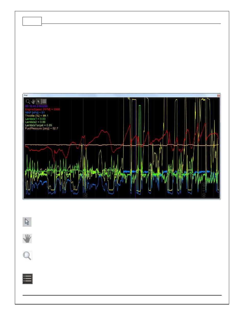 Plot data and control | AEM 30-71XX Infinity Stand-Alone Programmable Engine Mangement System Full Manual User Manual | Page 60 / 408