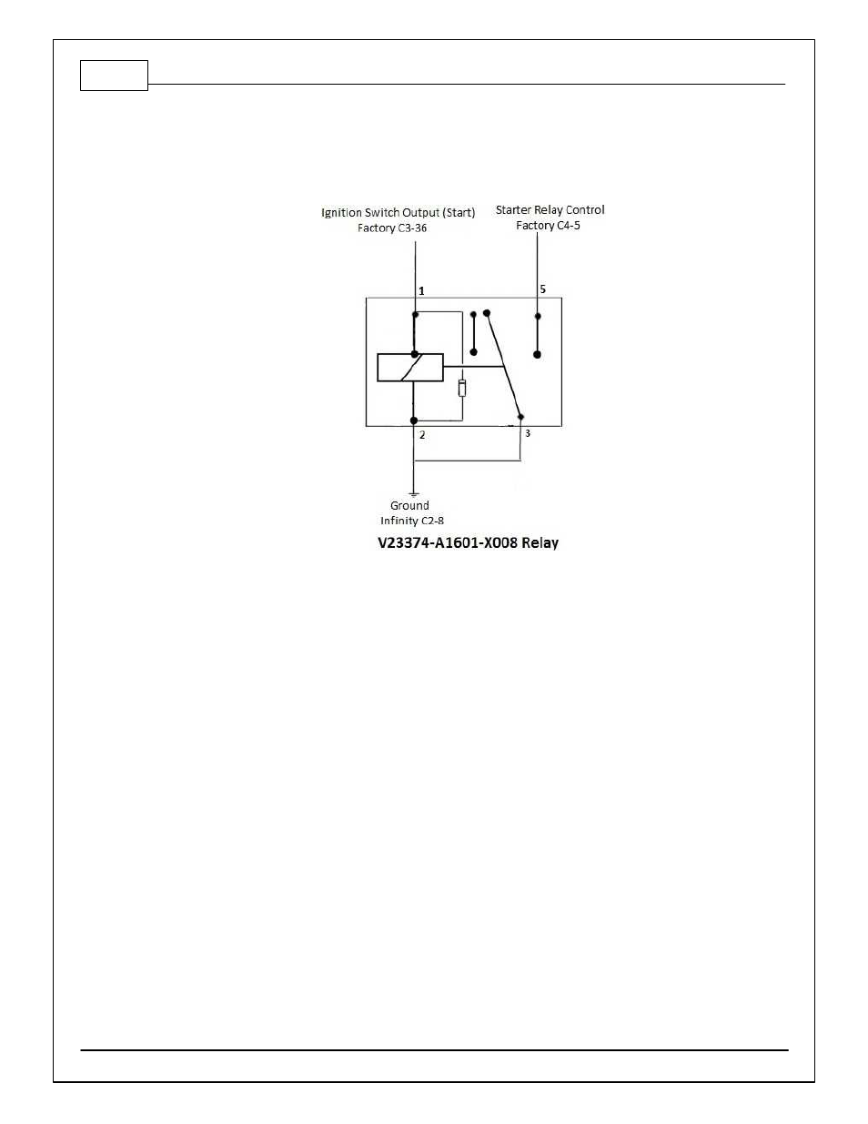 Push button start – starter relay | AEM Infinity Supported Applications - Dodge 2008-2010 Viper 4G User Manual | Page 4 / 21