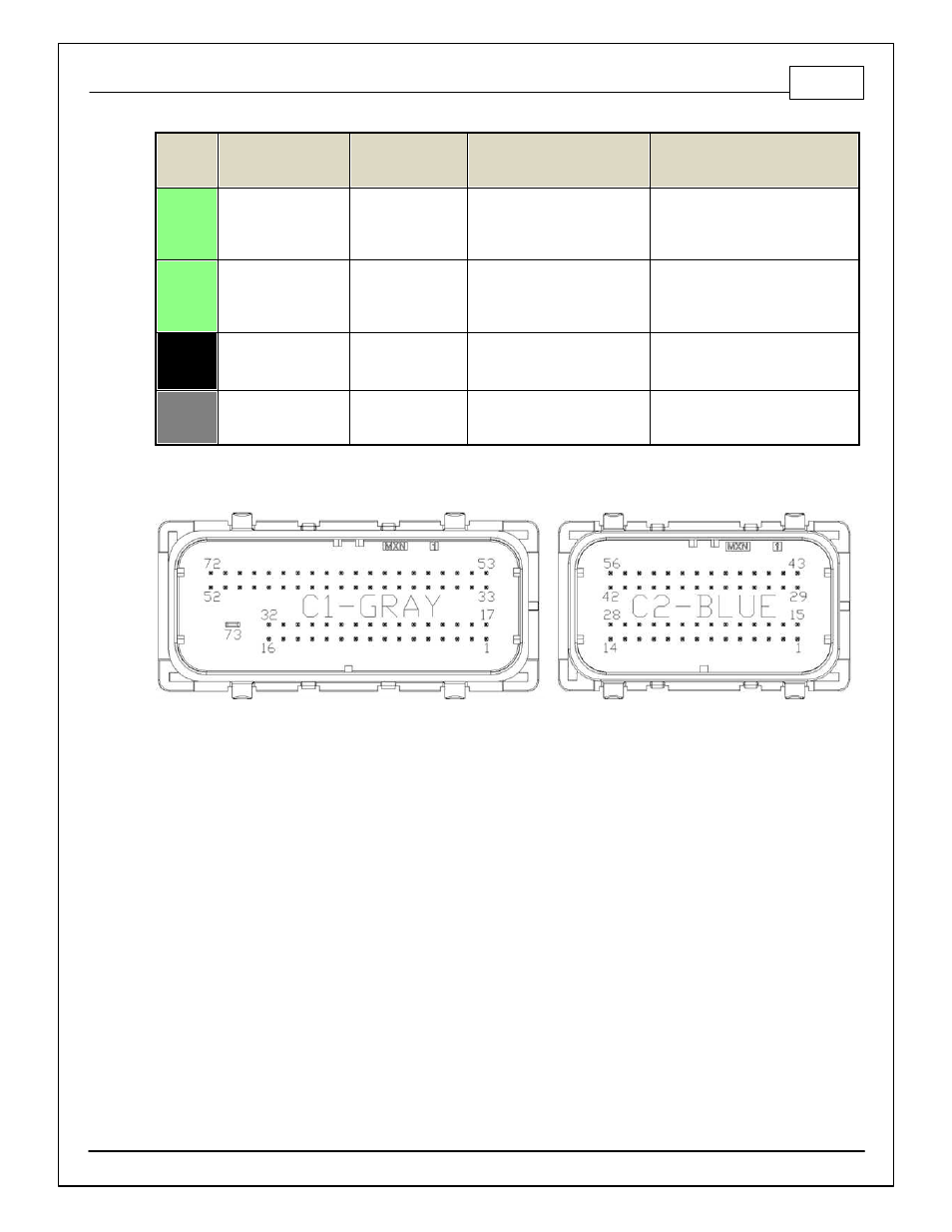 Infinity pin numbering, Infinity supported application 15 | AEM Infinity Supported Applications - Dodge HEMI Engine User Manual | Page 15 / 16