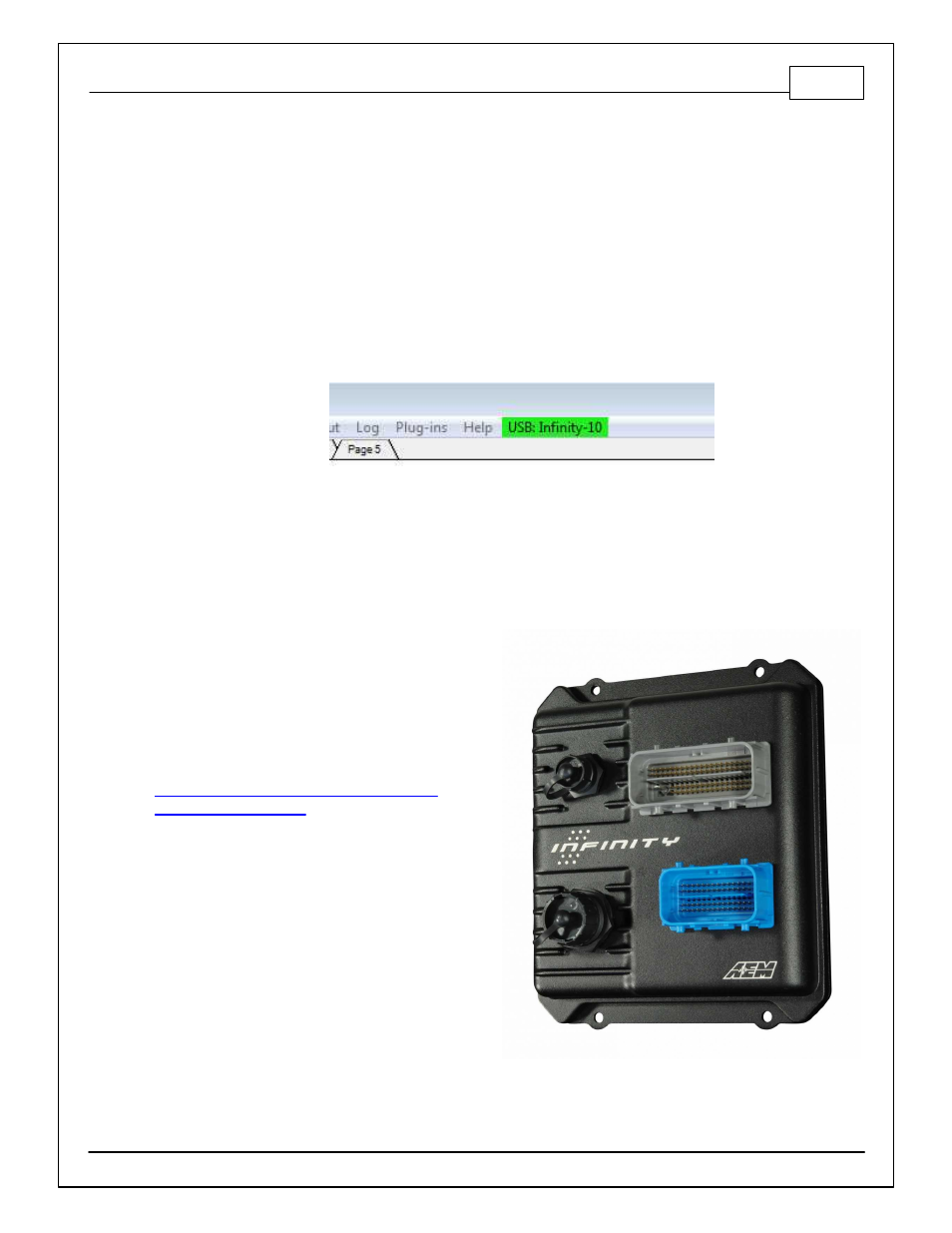 Getting started, Loading base session, Infinity connectors | AEM Infinity Supported Applications - Ford Coyote Engine with Ford Racing Control Pack User Manual | Page 5 / 37