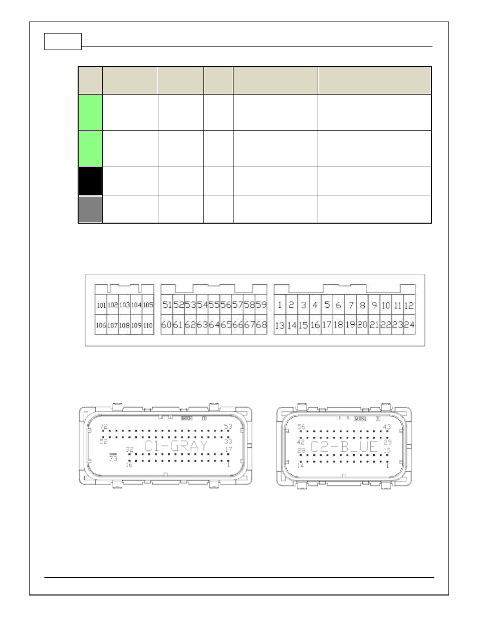 1g dsm pin numbering, Infinity pin numbering | AEM Infinity Supported Applications - Mitsubishi 1990-1994 4G63 Engine User Manual | Page 18 / 19